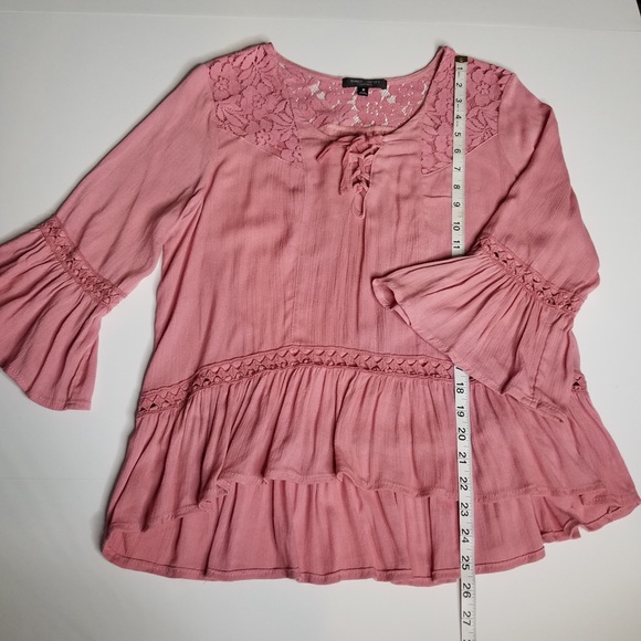 Pink Romeo & Juliet Peasant Blouse.            280 - Picture 6 of 6